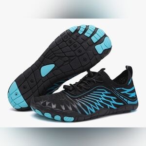 Men's Black and Blue Swim Shoes.  Size 44
